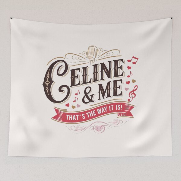 Item preview, Celine & Me - That's the Way It Is!! Vintage Music Art designed and sold by digitalscrabble.