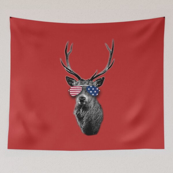 Item preview, USA Patriotic independence day 4th July Buck designed and sold by Leeanne Mackay.