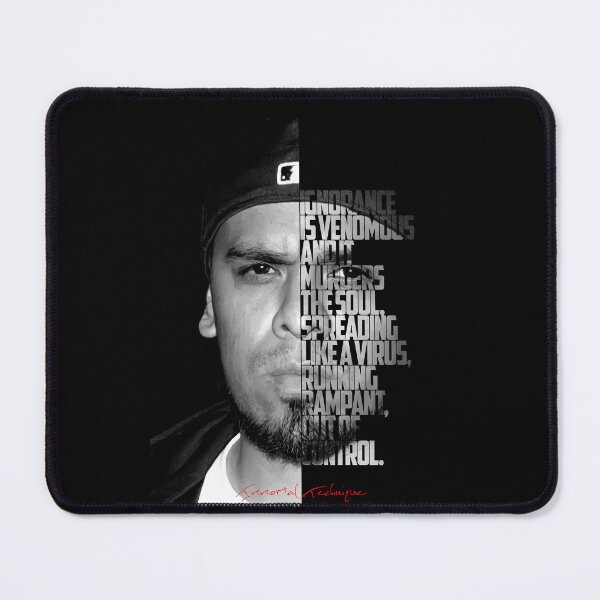 Item preview, Immortal Technique Portrait with Lyric Typography designed and sold by Enea Kelo.