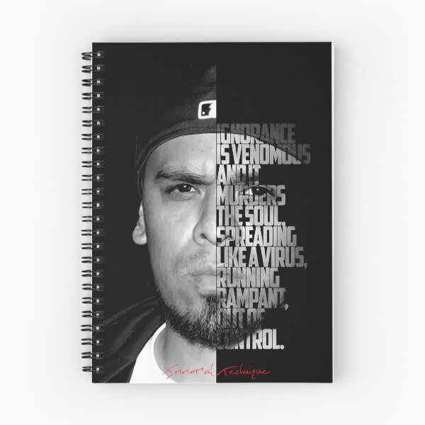 Item preview, Immortal Technique Portrait with Lyric Typography designed and sold by Enea Kelo.