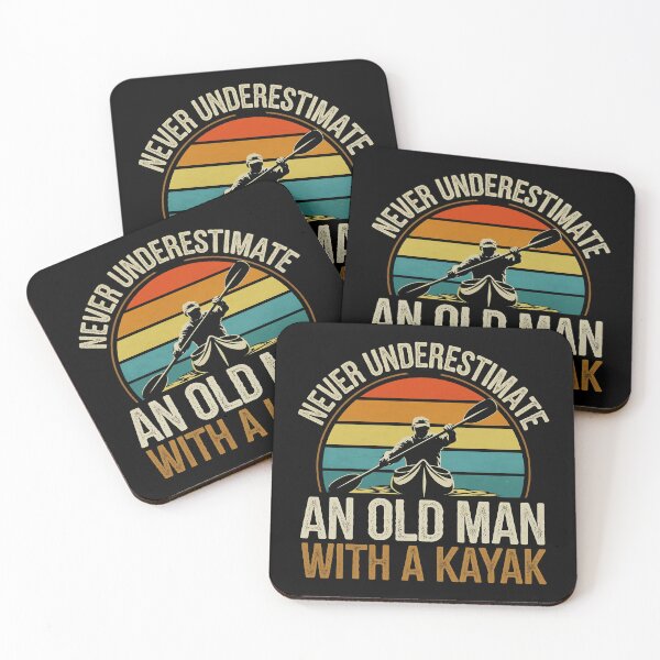 Item preview, Never Underestimate An Old Man With a Kayak - Kayak Lovers  designed and sold by luannsemmsobre.