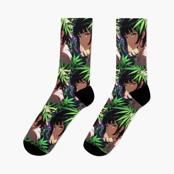 Item preview, 420 Botanical Harmony Neon Urban Nature Art Cannabis designed and sold by ART ATTACK ZONE.