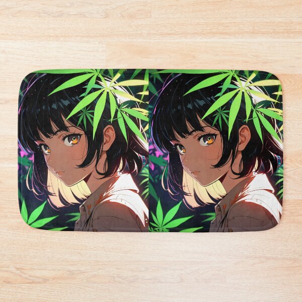 Item preview, 420 Botanical Harmony Neon Urban Nature Art Cannabis designed and sold by ART ATTACK ZONE.