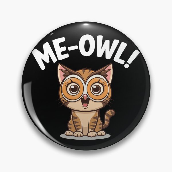 Aperçu de l'œuvre Moi-Chouette ! Adorable chat avec un masque de hibou créée et vendue par JPees.