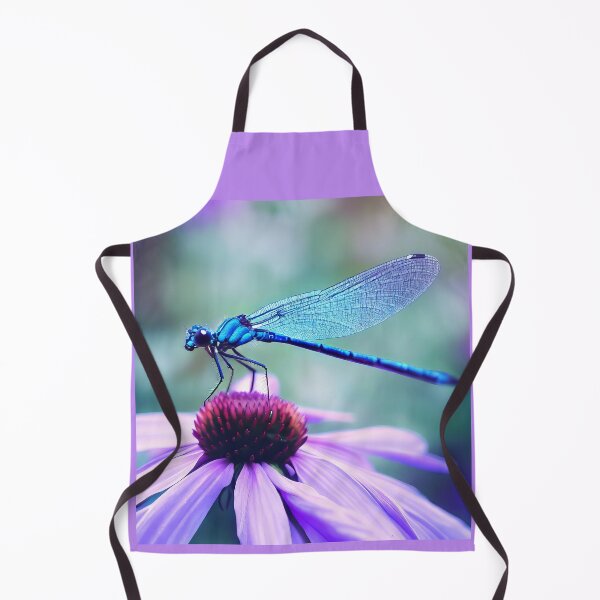 Item preview, Blue Dragonfly alight on Purple Coneflower photo designed and sold by CattyCornerPOD.