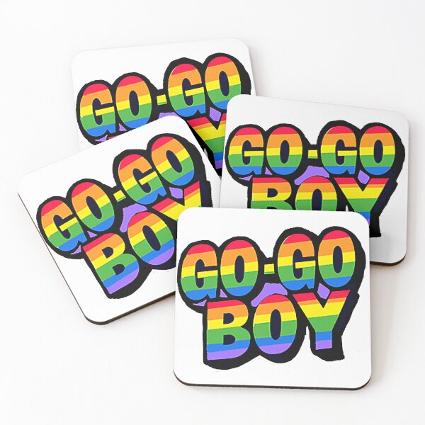 Item preview, Show Your Pride in Style: The Ultimate Go-Go Boy Rainbow Tee! designed and sold by Archaic-Designs.