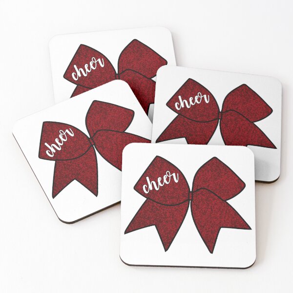 Item preview, Red Glitter Cheer Bow designed and sold by Spike The Punch Design Co..