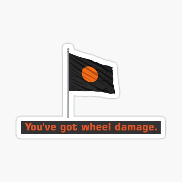 Item preview, You've got wheel damage - iRacing - Sim Racing designed and sold by Miles & Myles.