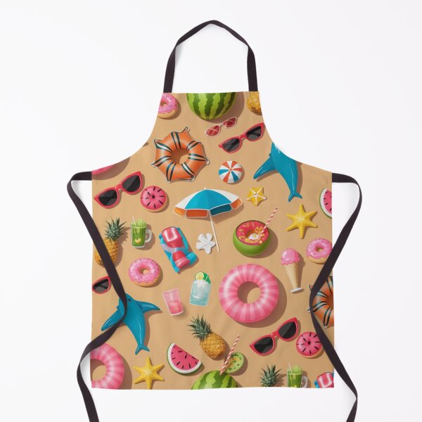 Item preview, Tropical Summer Vibes Pattern designed and sold by Furbulous Faces.