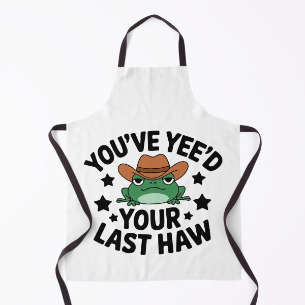 Item preview, You Just Yeed Your Last Haw Frog! Cute Cowboy Frog designed and sold by PMCreative.