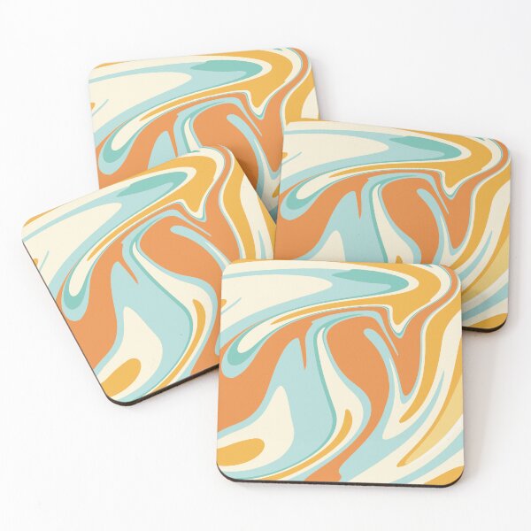 Item preview, Retro Liquid Psychedelic Pattern Abstract designed and sold by Skull Fern.