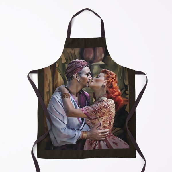 Item preview, Douglas Fairbanks Jr. and Maureen O'Hara - Sinbad The Sailor - Watercolor designed and sold by deusrex007.