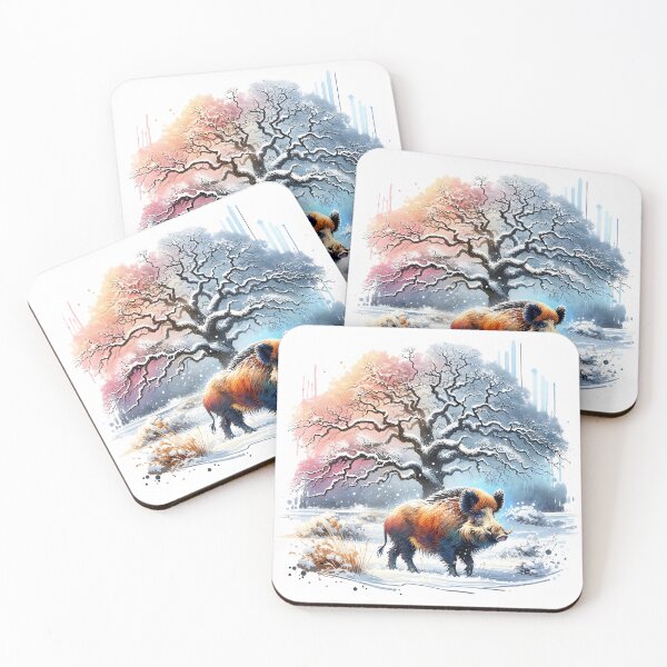 Item preview, Wild Boar and Oaktree designed and sold by VariousGoodies.