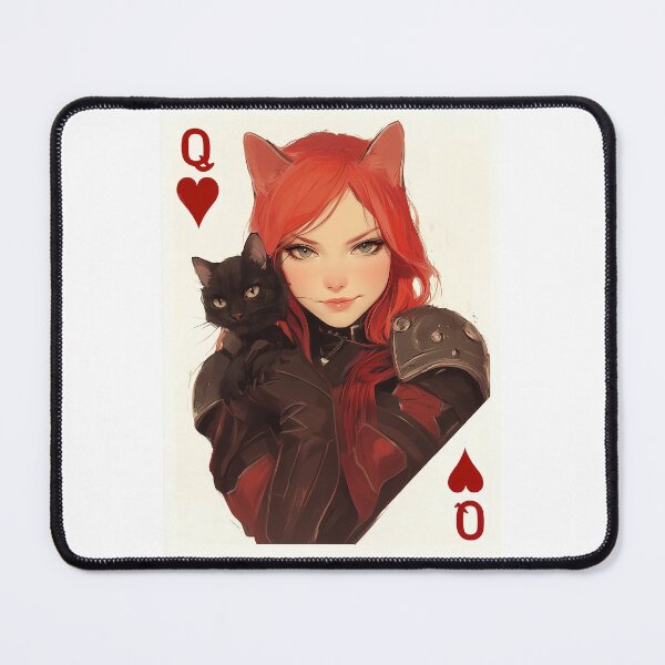 Item preview, Sci-fi catlady Queen of hearts designed and sold by Tirsot.