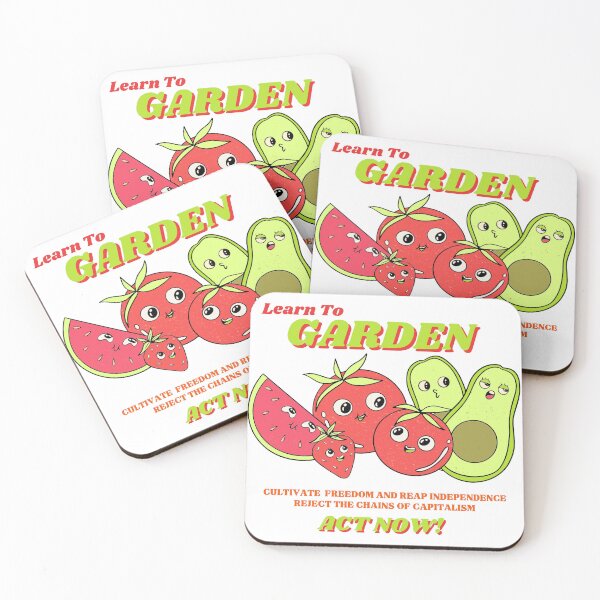 Item preview, Learn to garden now, act now cute fruit sticker designed and sold by Wyyrmwood.