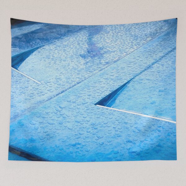 Item preview, 1969 Blue Camaro Hood Rain Drops X203 designed and sold by RichFrancoCars.