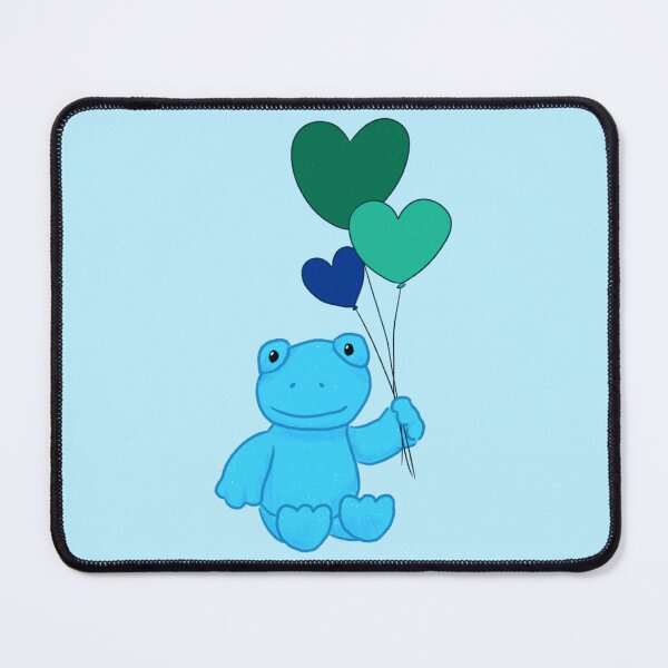 Item preview, Rana azul con globos designed and sold by CraftsbyAmy.