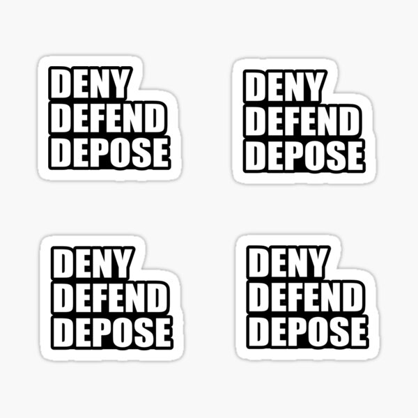 Vista previa del artículo con la obra «Denegar Defender Deponer multipack», diseñado y vendido por ArtGoblinAsh.