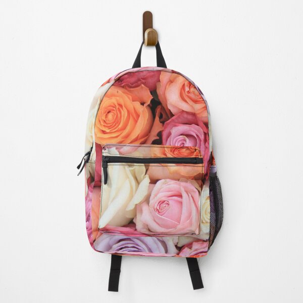 Item preview, Blush Pink, Lavender, and Orange Roses Blooming designed and sold by newburyboutique.