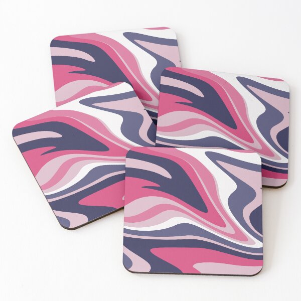 Item preview, Pink And Purple Psychedelic Pattern Y2K Retro designed and sold by Skull Fern.