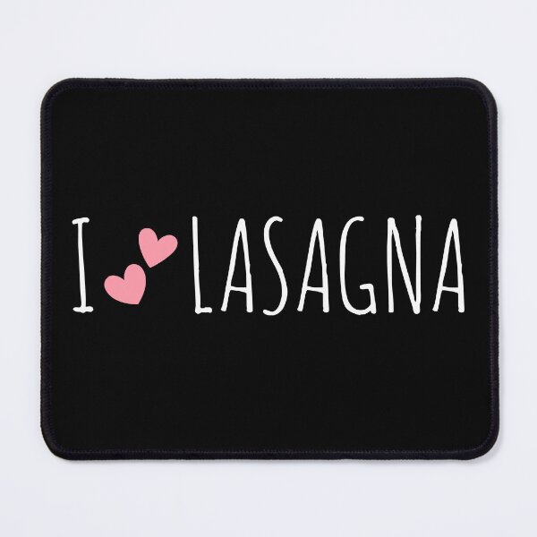 Item preview, I love lasagna T-shirt for Lasagna Day designed and sold by AdiApparel.