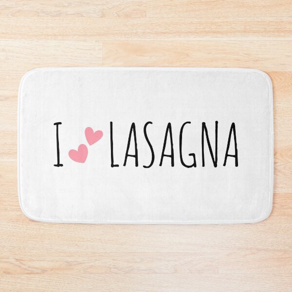 Item preview, I love lasagna T-shirt for Lasagna Day designed and sold by AdiApparel.