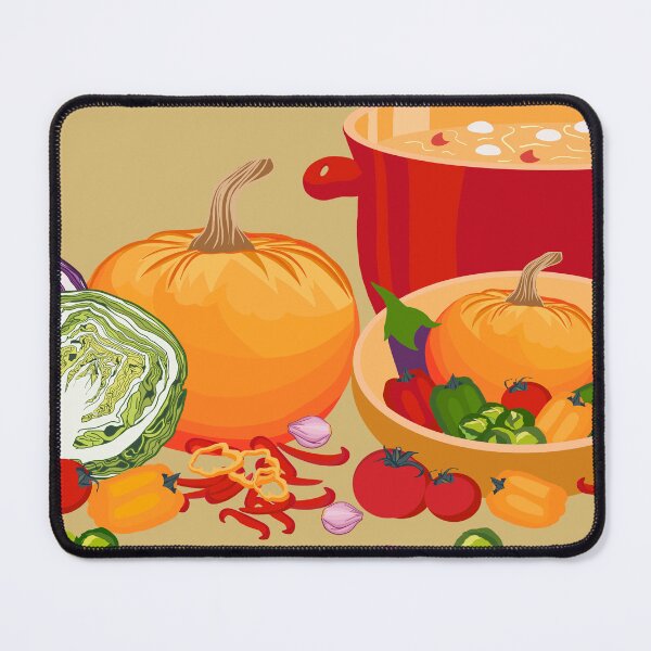 Item preview, Colorful Pumpkin and Vegetable Flat Design Illustration designed and sold by Koirojsa-nga.