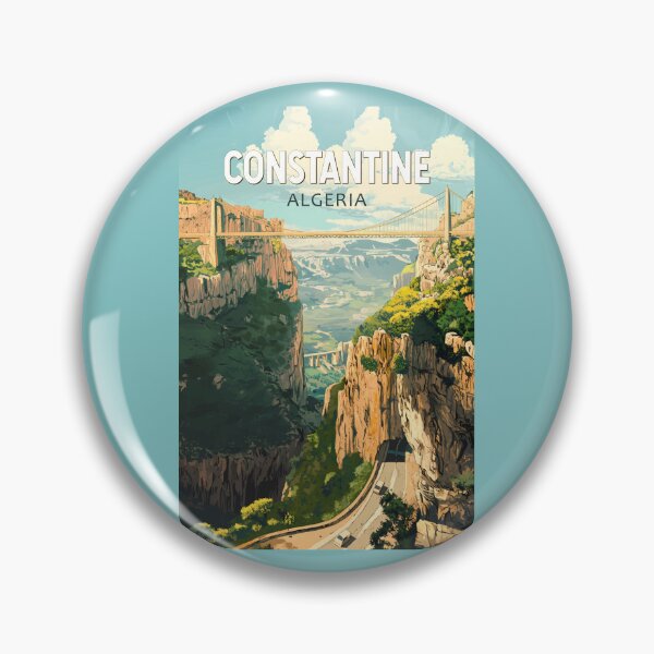 Item preview, Constantine Algeria Travel Art Vintage designed and sold by KrisSidDesigns.