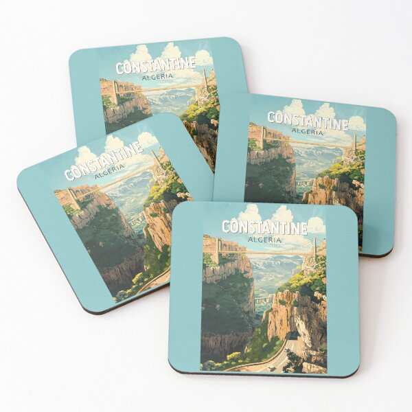 Item preview, Constantine Algeria Travel Art Vintage designed and sold by KrisSidDesigns.