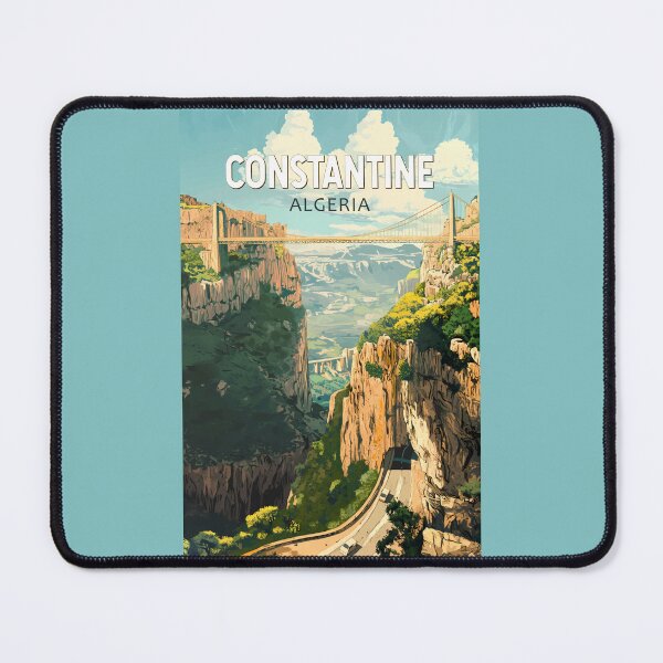 Item preview, Constantine Algeria Travel Art Vintage designed and sold by KrisSidDesigns.