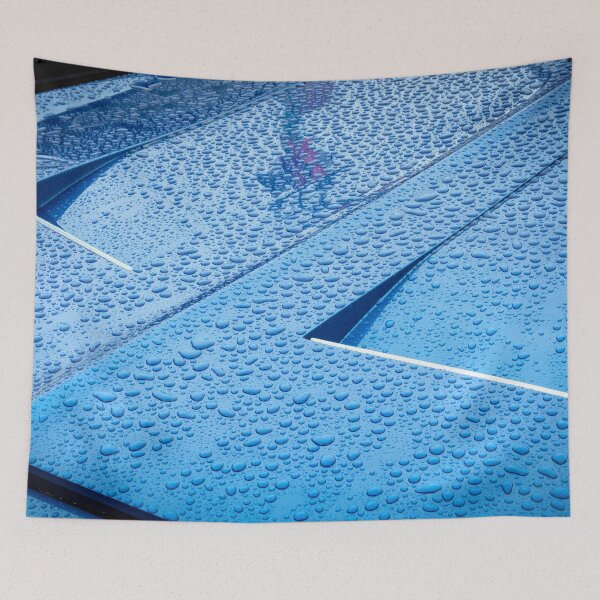 Item preview, 1969 Blue Camaro Hood Rain Drops X205 designed and sold by RichFrancoCars.