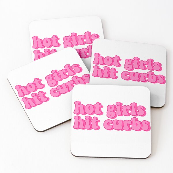 Item preview, Hot Girls Hit Curbs | Funny Confidence Sticker designed and sold by kellynicmac.
