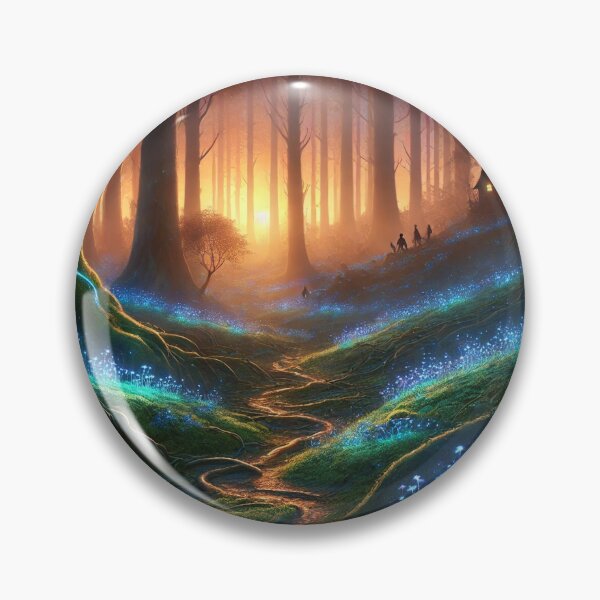 Item preview, Enchanted Forest with Glowing Path designed and sold by QuirkWears.