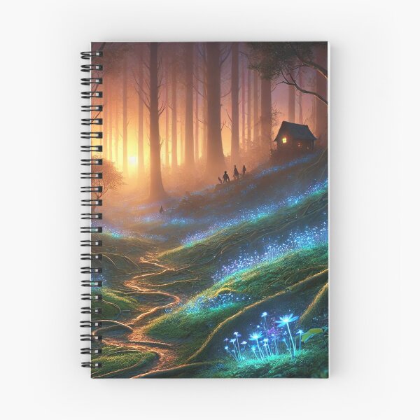 Item preview, Enchanted Forest with Glowing Path designed and sold by QuirkWears.
