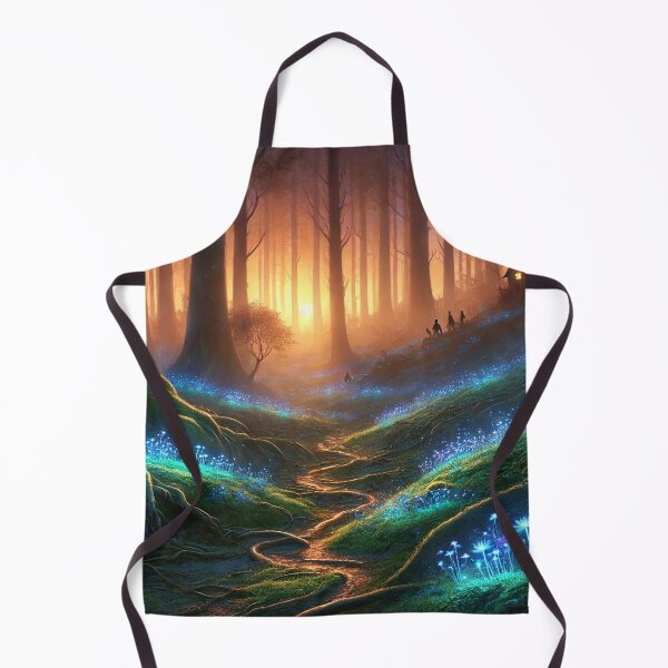 Item preview, Enchanted Forest with Glowing Path designed and sold by QuirkWears.