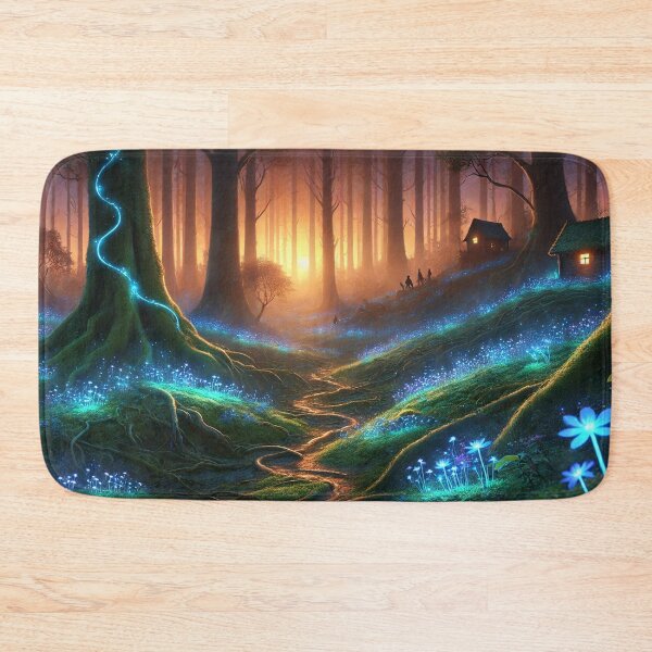 Item preview, Enchanted Forest with Glowing Path designed and sold by QuirkWears.