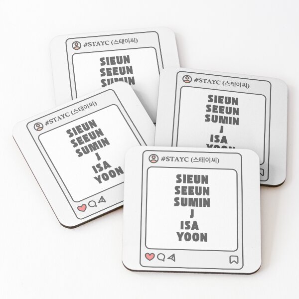 Item preview, STAYC (스테이씨) with Member Names Post Kpop Group Design  designed and sold by AJUNICE STUDIO.