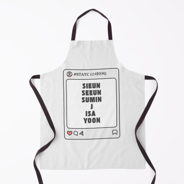 Item preview, STAYC (스테이씨) with Member Names Post Kpop Group Design designed and sold by AJUNICE STUDIO.