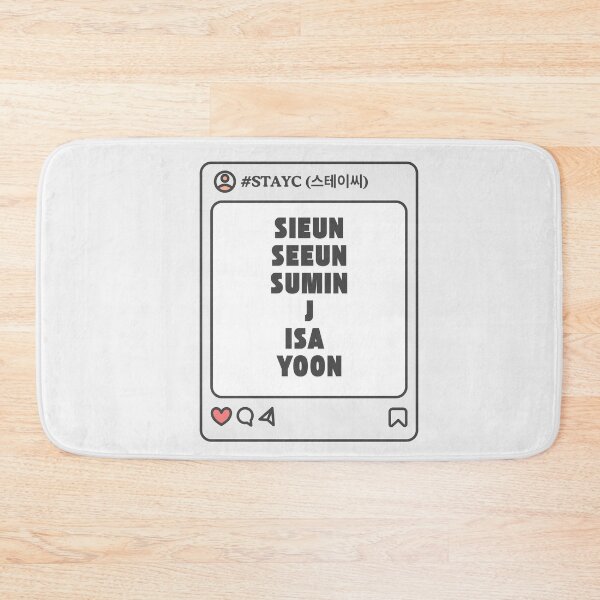 Item preview, STAYC (스테이씨) with Member Names Post Kpop Group Design  designed and sold by AJUNICE STUDIO.