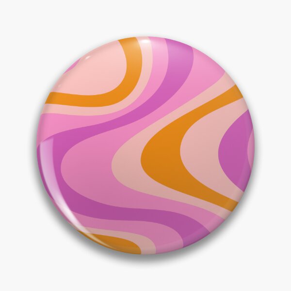 Item preview, Groovy Purple & Orange Waves  designed and sold by newburyboutique.