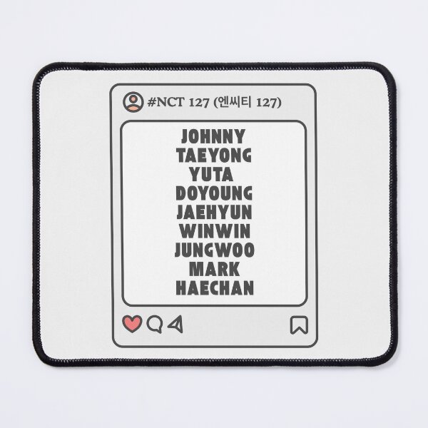 Item preview, NCT 127 (엔씨티 127) with Member Names Post Kpop Group Design designed and sold by AJUNICE STUDIO.
