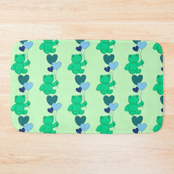 Item preview, Green frog with balloons  designed and sold by CraftsbyAmy.