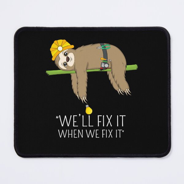 Item preview, Electrician T-shirt for Sloth lovers designed and sold by AdiApparel.