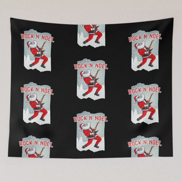Item preview, Rockin' Santa Playing Guitar - Festive Holiday Design designed and sold by Psycho-Crazy.