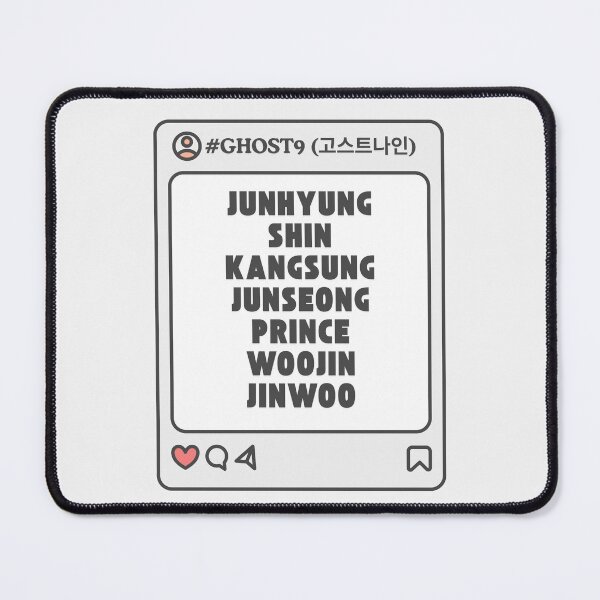 Item preview, GHOST9 (고스트나인) with Member Names Post Kpop Group Design  designed and sold by AJUNICE STUDIO.