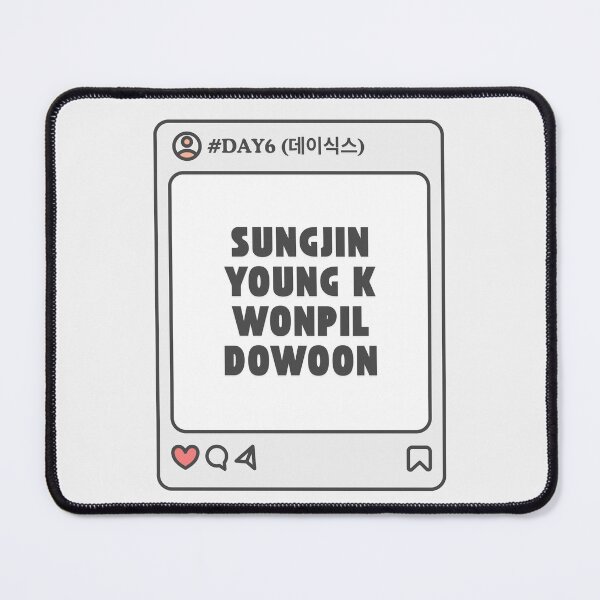 Item preview, DAY6 (데이식스) with Member Names Post Kpop Group Design  designed and sold by AJUNICE STUDIO.