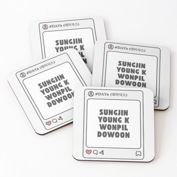 Item preview, DAY6 (데이식스) with Member Names Post Kpop Group Design  designed and sold by AJUNICE STUDIO.