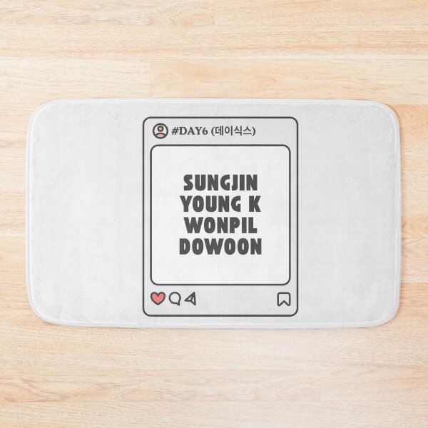 Item preview, DAY6 (데이식스) with Member Names Post Kpop Group Design  designed and sold by AJUNICE STUDIO.
