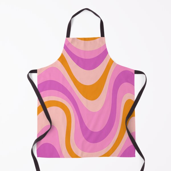 Item preview, Retro Orange & Purple Wavy Pattern designed and sold by newburyboutique.