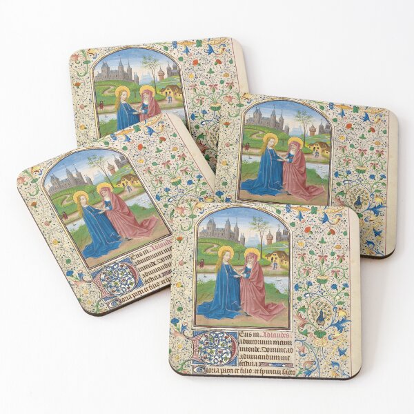 Item preview, Medieval Miniature. Illuminated codex. Visitation. designed and sold by likiska.